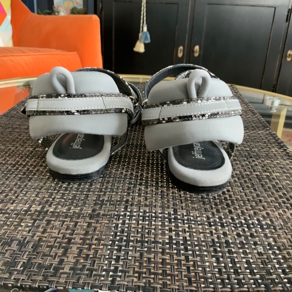 Jeffrey Campbell Enrich Sandals, Size 7, Python - Picture 4 of 8